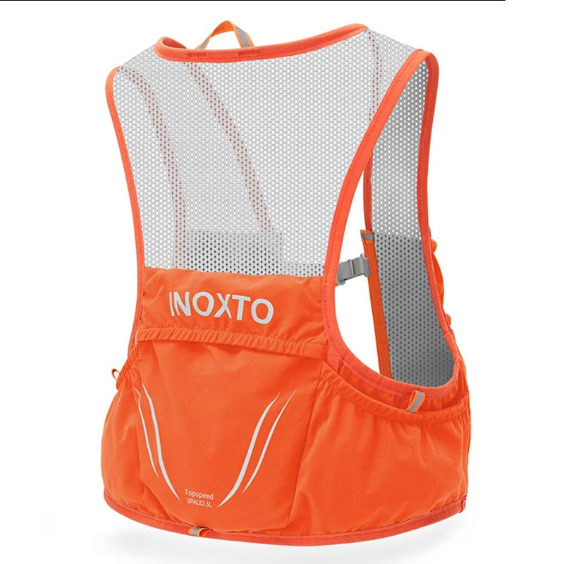 Hardloopvest met Soft Flasks – Ultieme Hydratatie en Comfort | Ademend Polyester, Modulaire Opbergvakken, Veilige Telefoonhouder & Reflecterende Strepen – Perfect voor Trailrunning en Lange Afstanden 2